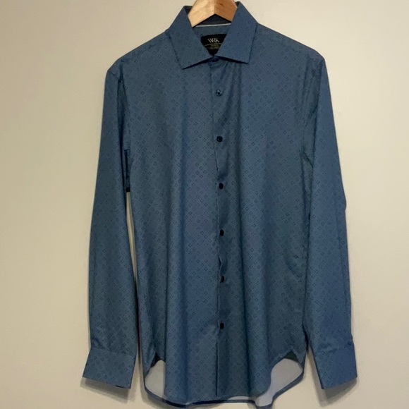 WRK 4-way stretch men’s shirt, dresses up or down! NWOT. - Picture 3 of 6